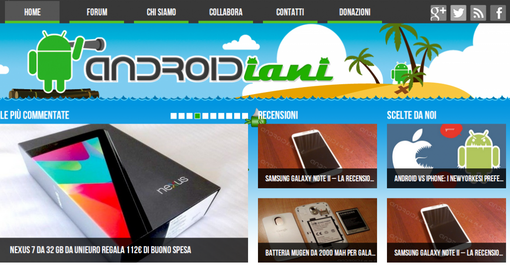 Androidiani.com La Risorsa Android in italia