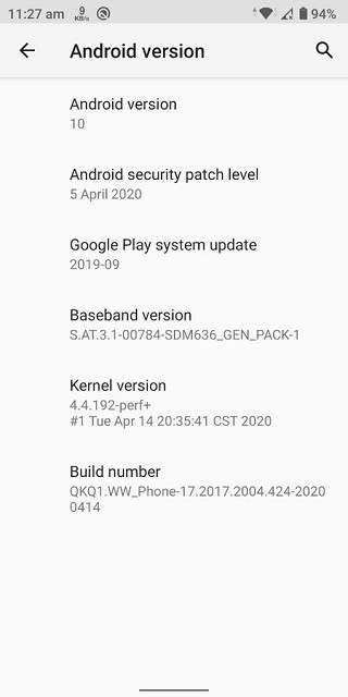 سيتلقى ZenFone Max Pro M1 Android 10 2