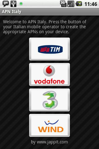 APN Italy - Come impostare automaticamente APN per internet e mms con Android