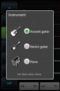Applicazioni Android per suonare e studiare la chitarra