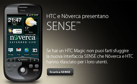 HTC Magic Noverca: rilasciata l'interfaccia Sense