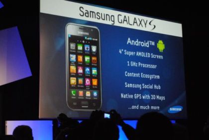 Samsung annuncia il Galaxy S con display Super AMOLED da 4 pollici e processore da 1Ghz