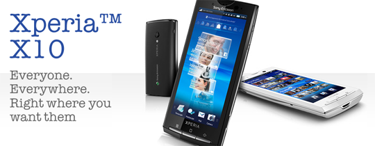Sony Ericsson Xperia X10 con Android 2.1 negli USA?