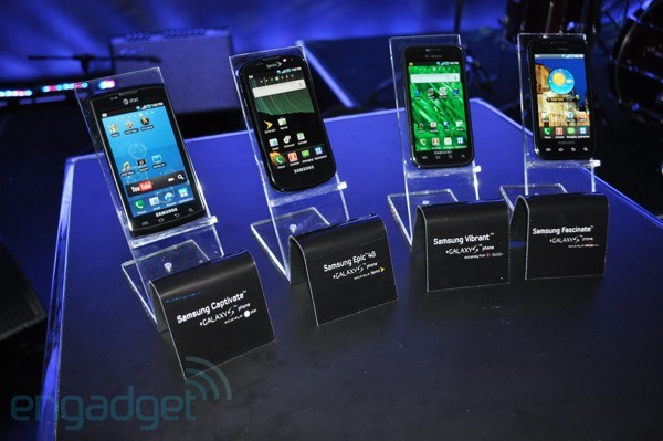 Samsung: tutte le versioni del Galaxy S avranno Android 2.2