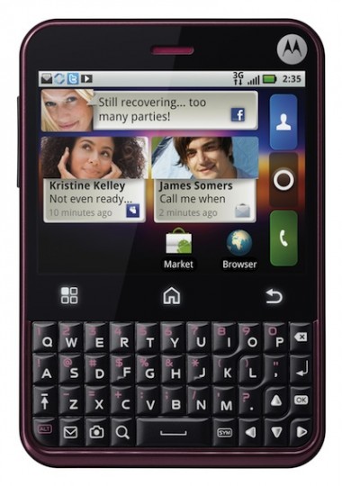 Motorola Charm annunciato, in esclusiva con T-Mobile USA