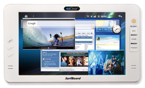 ezGear SurfBoard 700, nuovo tablet Android da 7 pollici