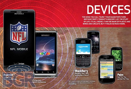 Motorola Droid 2 fa la sua apparizione nel catalogo estivo Verizon