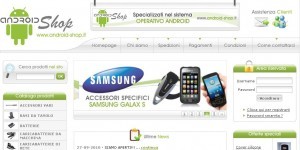 Android-shop.it - Il primo negozio Android on-line
