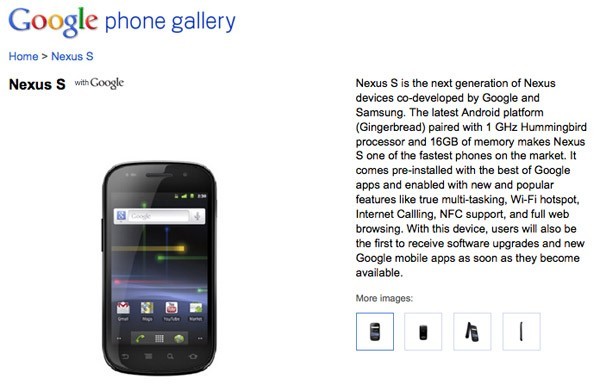 Samsung Nexus S ufficiale! Lancio ufficiale negli USA: 16 Dicembre [AGGIORNATO: Prezzo 529$]