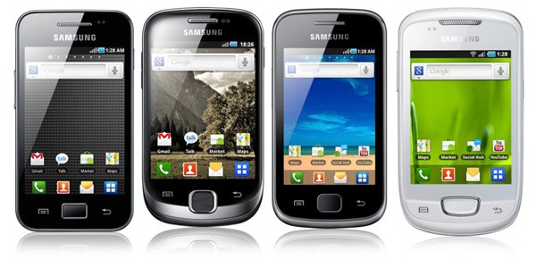 Samsung annuncia Galaxy Ace, Galaxy Fit, Galaxy Gio e Galaxy Mini [AGGIORNATO]