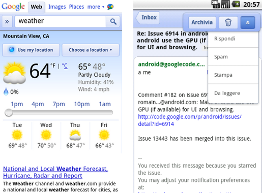 Due nuovi servizi mobile da Google: Cloud Print & Meteo