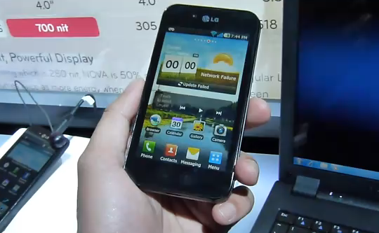 CES 2011: LG Optimus Black Hands-on
