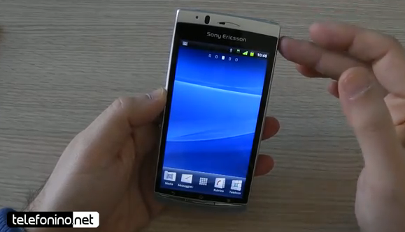 Sony Ericsson Xperia Arc, videopreview da Telefonino.net