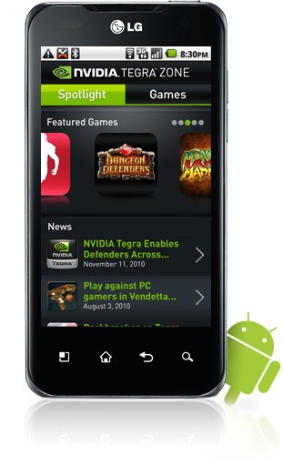 NVIDIA lancerà la Tegra Zone, store Android per dispositivi Tegra 2