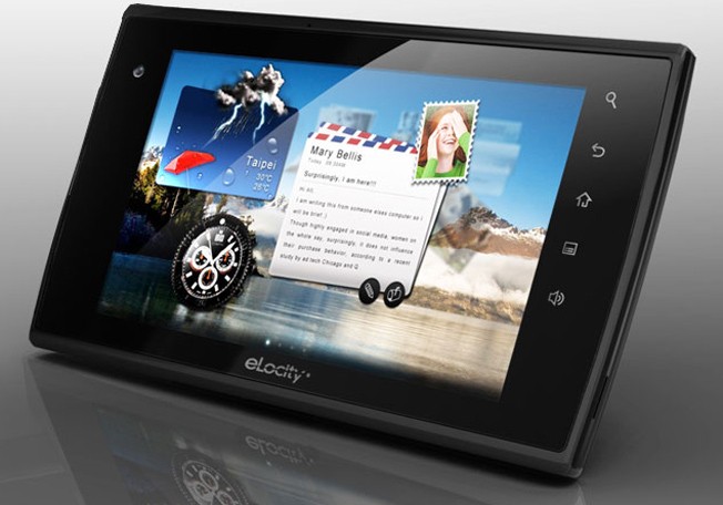 eLocity annuncia i suoi tablet con Android 3.0 (Honeycomb)