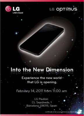 LG promette una “Nuova Dimensione” al MWC 2011