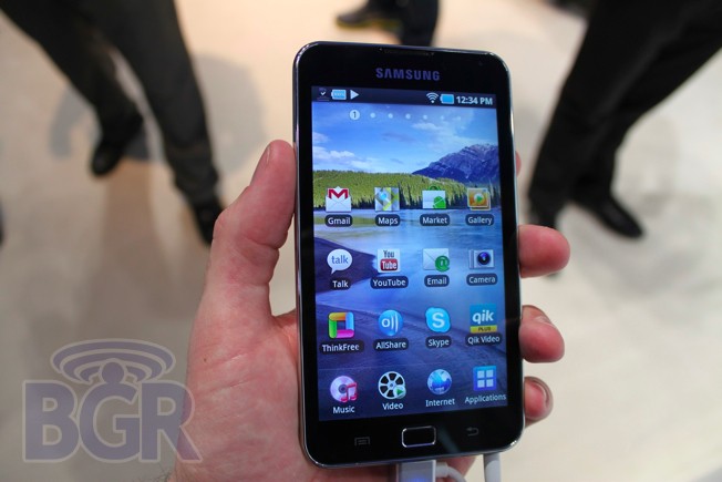 Samsung Galaxy S Wi-Fi 4.0 e 5.0 (video)