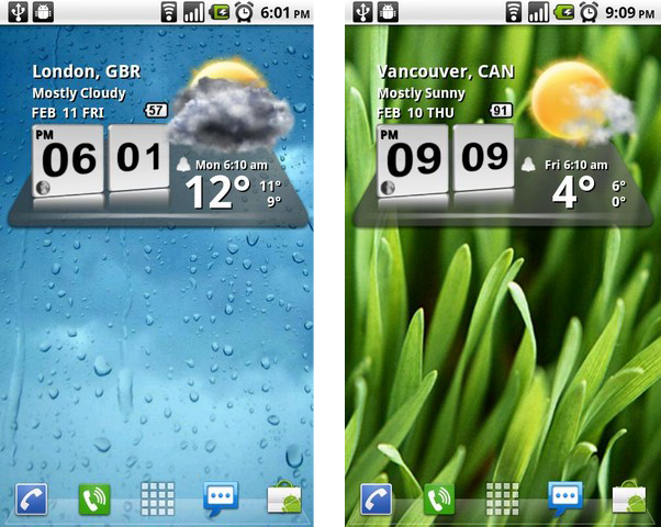 3D Digital Weather Clock, nuovo widget Meteo/Orologio per Android