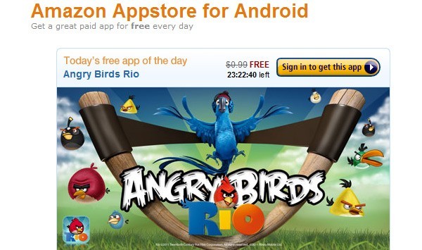 L'Amazon Appstore apre i battenti e regala Angry Birds Rio