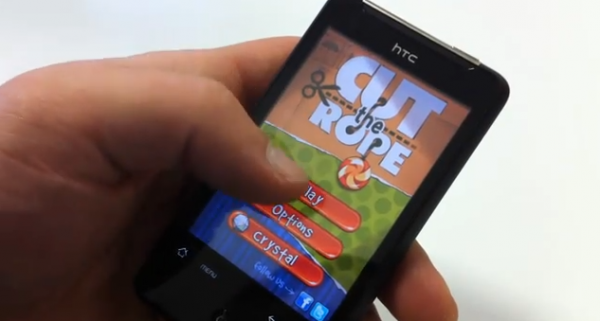 Un piccolo assaggio di Cut the Rope per Android! (video)