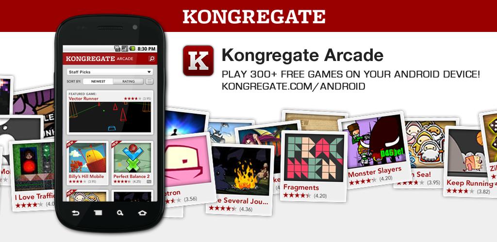 Kongregate Arcade si aggiorna con il supporto ad Honeycomb