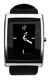 inPulse: l'orologio che, se programmato, può anche indicare l'ora.