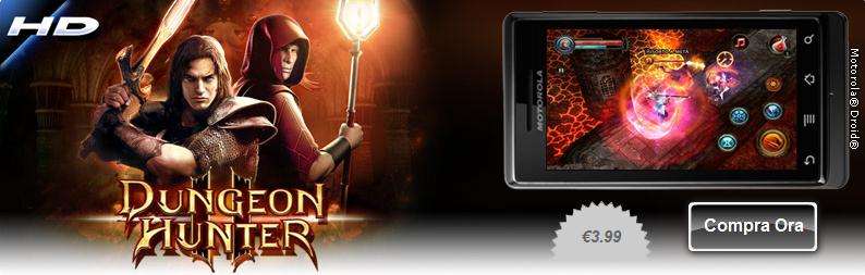 Dungeon Hunter 2 HD disponibile per Android