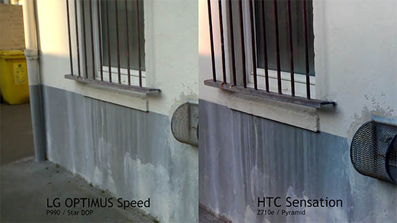 LG Optimus Dual vs HTC Sensation: comparazione video in FullHD