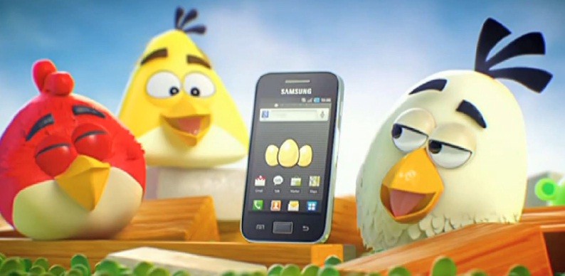 Angry Birds insieme a Samsung per lo spot di Galaxy Ace (video)