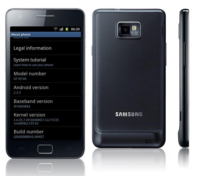 Samsung Galaxy S II: arriva il terzo aggiornamento (KE7)
