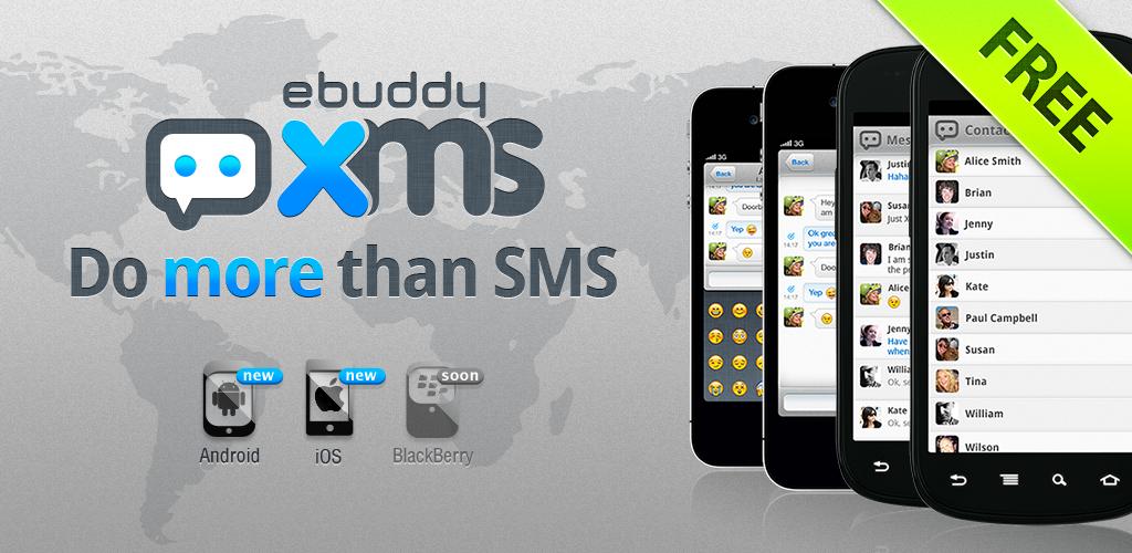 eBuddy XMS, e invii messaggi gratuiti tra Android e iOS