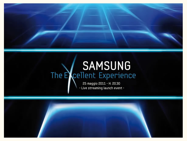 Samsung Galaxy S II, il 25 Maggio la presentazione in live streaming