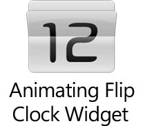 Animating Flip Clock Widget si aggiorna, più stabile e migliorato
