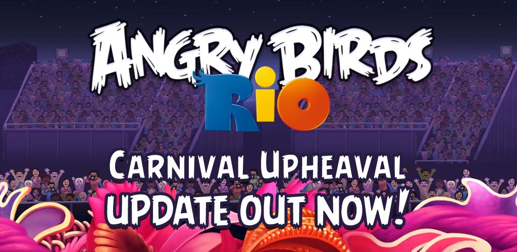 Angry Birds Rio Carnival rilasciato in Android Market