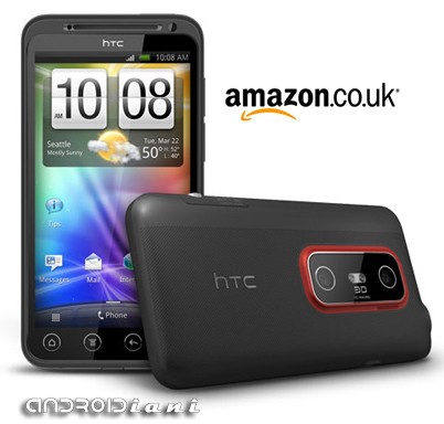 Pre-ordine HTC EVO 3D: da Amazon è no brand