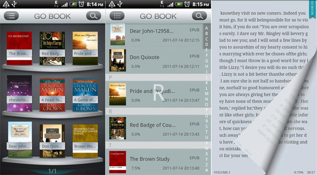 GO Book, il nuovo ebook reader del GO Dev Team