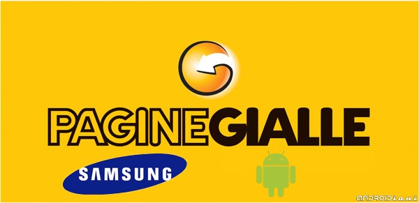 PagineGialle Mobile per Android: la  nuova versione in esclusiva per i cellulari Samsung
