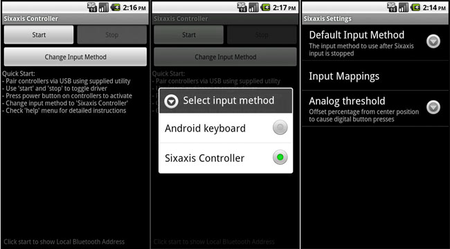 Sixaxis Controller, e giochi su Android con il joystick PS3