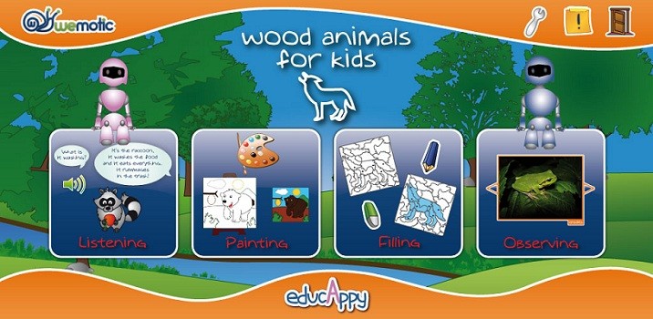 Wood Animals for Kids aiuta i bambini ad apprendere divertendosi