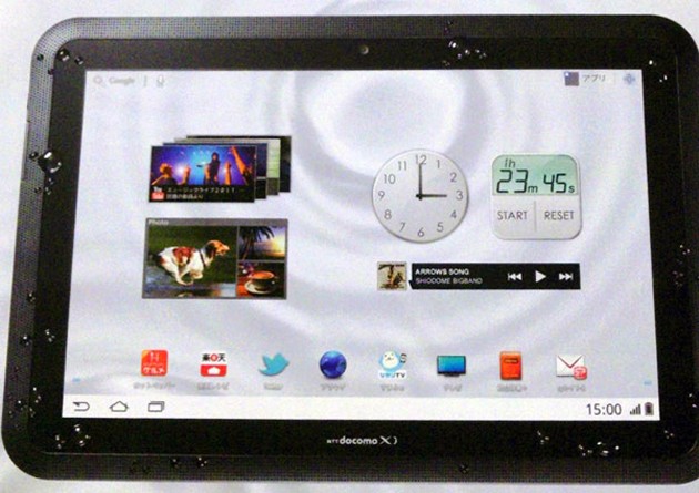 Fujitsu Arrows Tab: il tablet giapponese super resistente