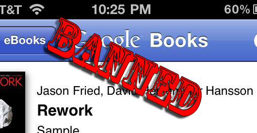 Google nega i servizi Books agli utenti iPhone ed iPad
