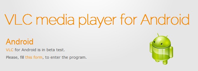 VLC Media Player per Android in fase di beta testing