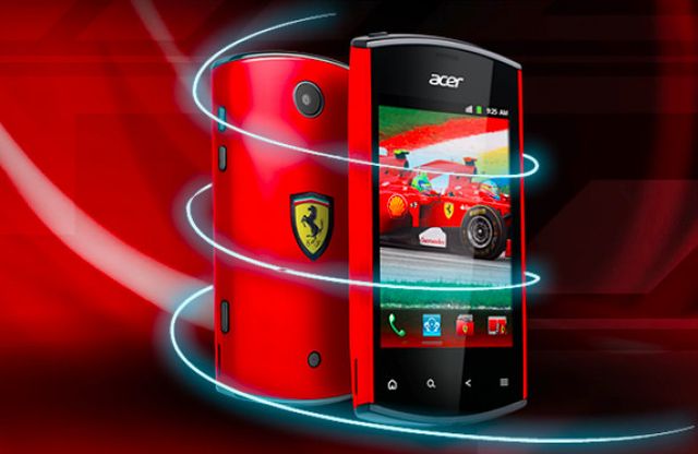 Acer Liquidmini Ferrari Edition in mostra all'IFA 2011