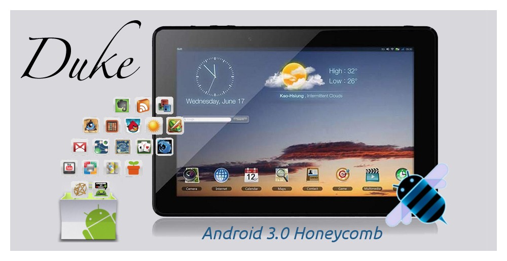 Ekoore Duke, nuovo tablet Android Honeycomb dall'azienda italiana