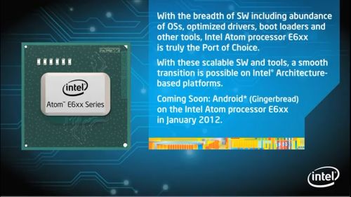 Intel: pronti nuovi processori per Android
