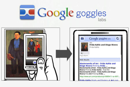 Google Goggles si aggiorna con l'avvio automatico in modalità acquisizione