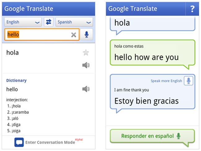 Google Translate: disponibile aggiornamento alla versione 2.2
