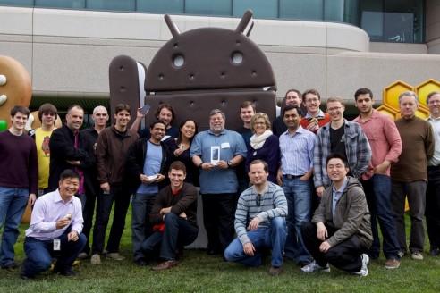 Steve Wozniak ha ricevuto il suo Galaxy Nexus !