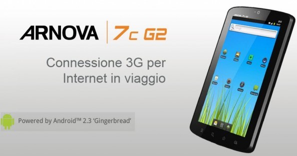 Archos Arnova 7 : un tablet Android a 189€