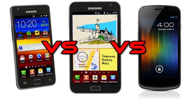 Galaxy S II vs Galaxy Note vs Galaxy Nexus: sfida browser